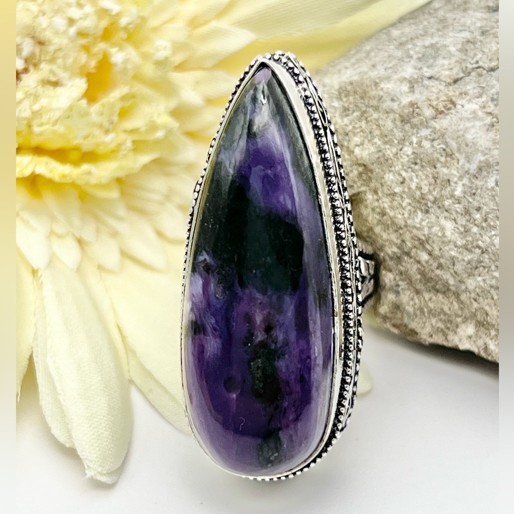 CHAROITE RING